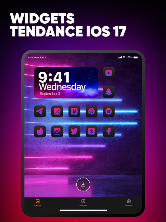 Screenshot #4 pour ThemeOn・color widgets, icons