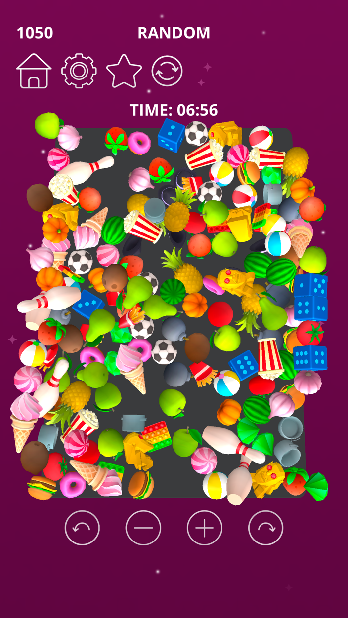 Triple Match - 3D Objects