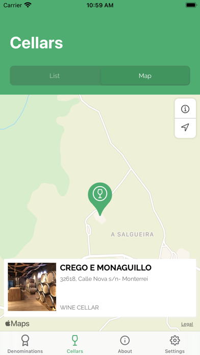 WineTourism in Galicia Screenshot