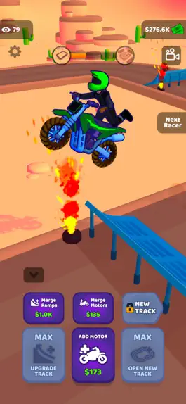 Game screenshot Motocross Idle apk