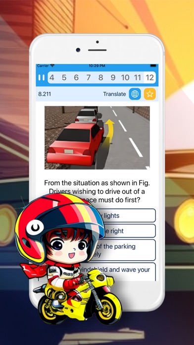 Thai Driver's License Exam DMV Screenshot
