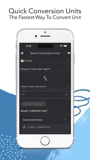 quick conversion units iphone screenshot 1