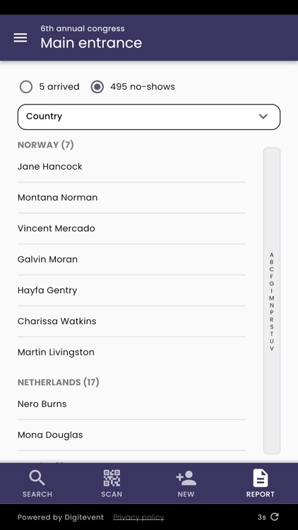 Digitevent check-in screenshot-4