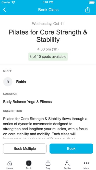 Body Balance Studio Screenshot