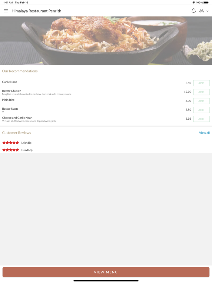 Himalaya Restaurant Penrith