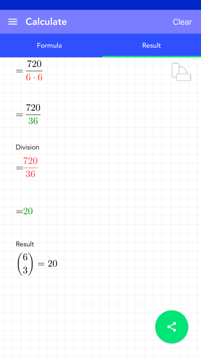Binomial Coefficient Screenshot