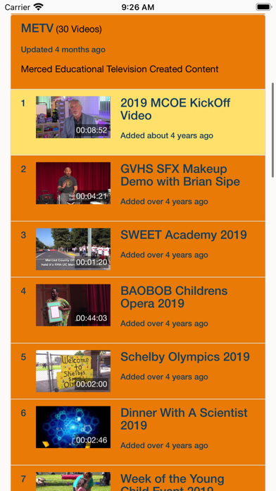 Merced County Office of Ed Screenshot