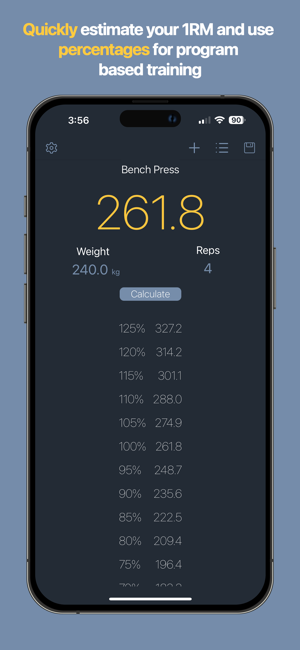 ‎My 1 Rep Max Screenshot