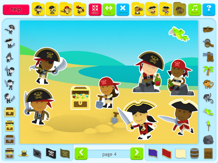 Pirates Sticker Book