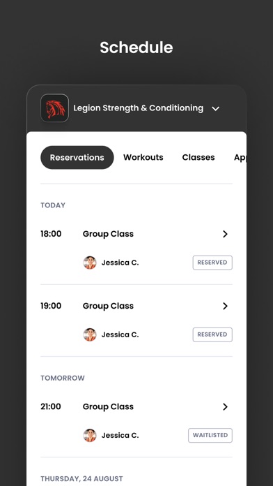 Legion Strength & Conditioning Screenshot