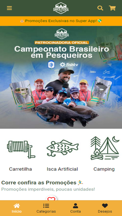 Santa Pesca - Loja de Pesca Screenshot