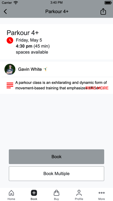 Skyhook Ninja Fitness Screenshot