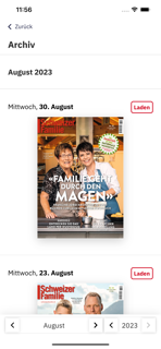Schweizer Familie E-Paper screenshot 4