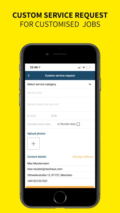 Reachaus - Book home services Screenshot