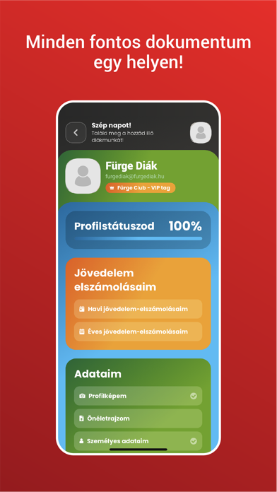 Fürge Diák Iskolaszövetkezet Screenshot
