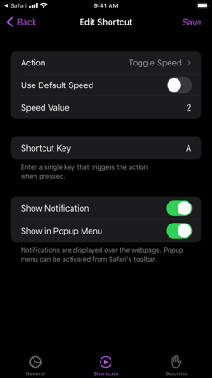 Accelerate for Safari screenshot 4