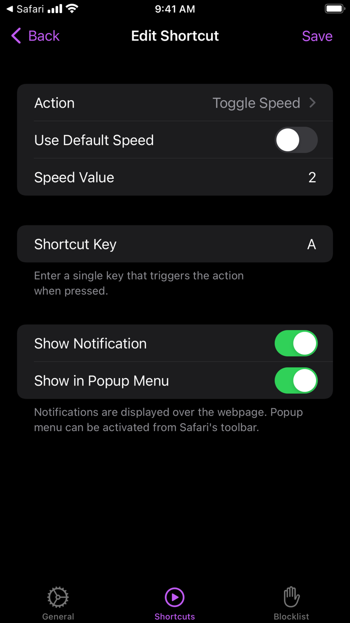 Accelerate for Safari