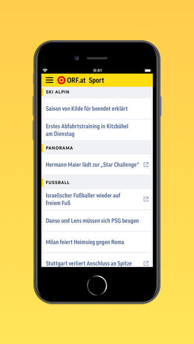 ORF.at Sport Screenshot
