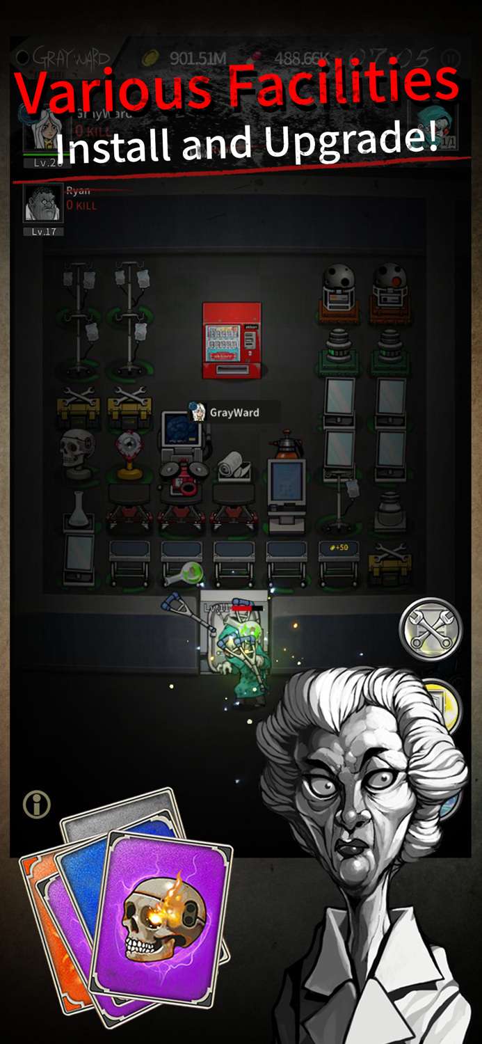 Gray Ward Horror Defense Game