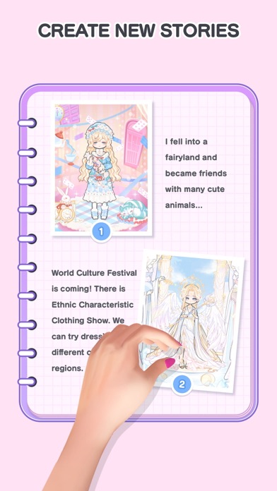 Pink Paper Doll Screenshot