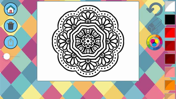 Book of mandalas to paint