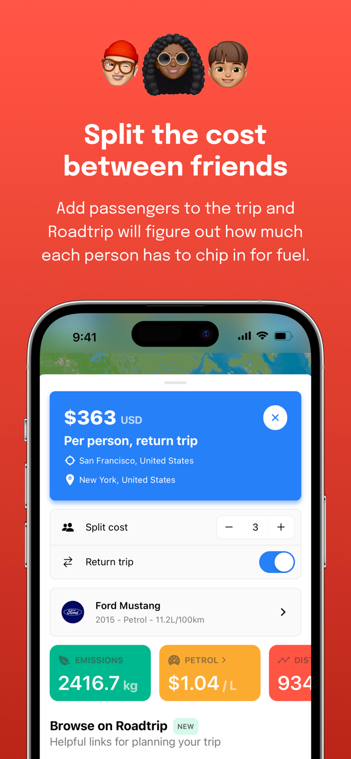 Roadtrip Gas Price Calculator
