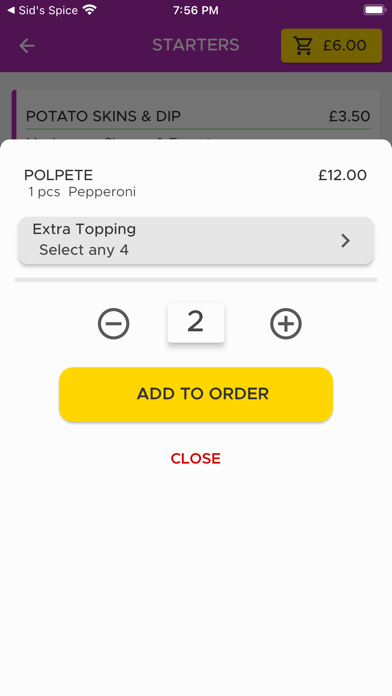Tiamo Restaurant Screenshot