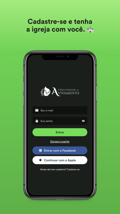 Igreja Familiar do Avivamento Screenshot