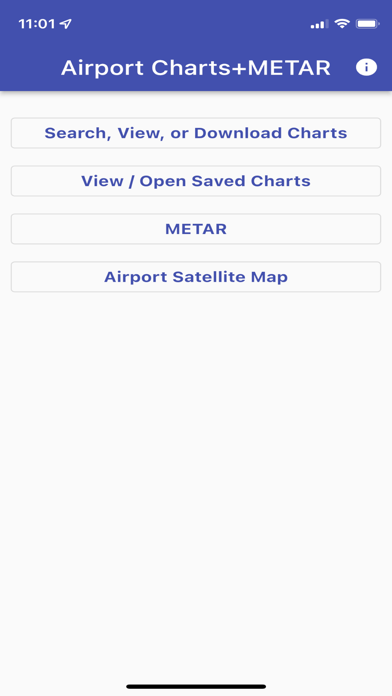 Airport Charts+METAR Screenshot