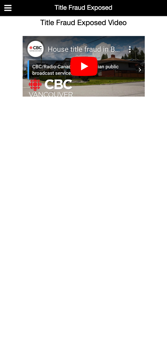 Canada Title Monitoring