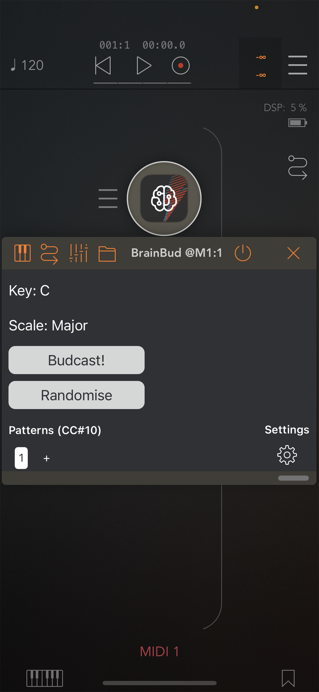 BrainBud - Bud App Controller