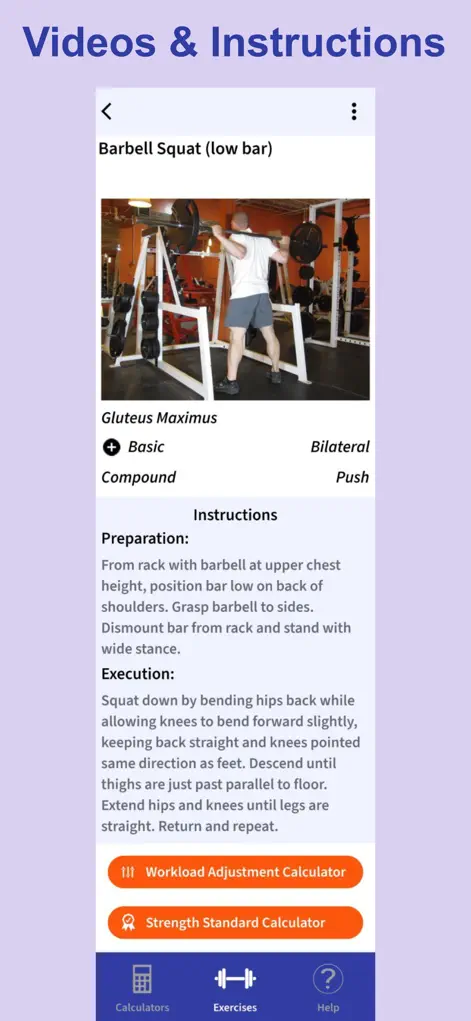 ExRx.net Workout Tools - Lifestyle App | MWM