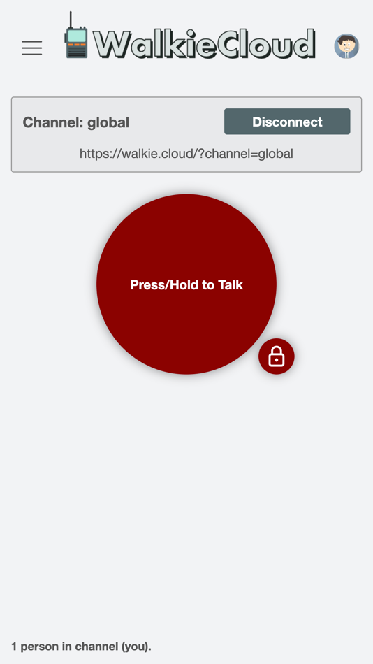 #1. Walkie Cloud (iOS) Podle: Brandon Stecklein