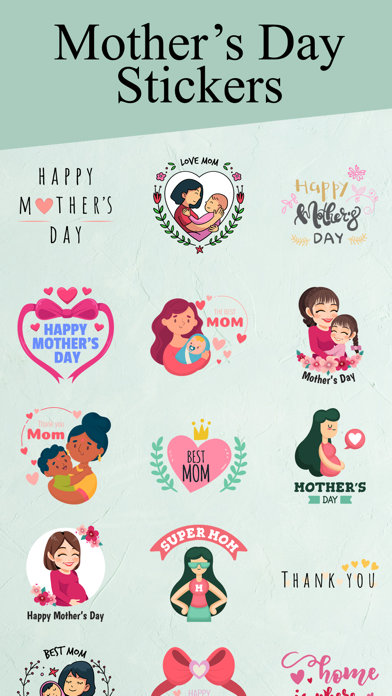 Mother's Day Emoji's Screenshot