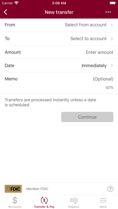 Peoples Bank & Trust GA Screenshot