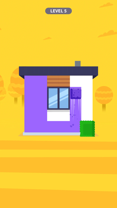 Relaxing House Painting Game Screenshot