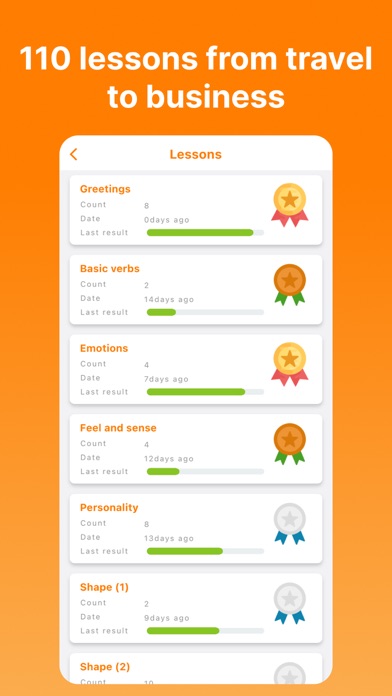Thai Vocabulary Screenshot