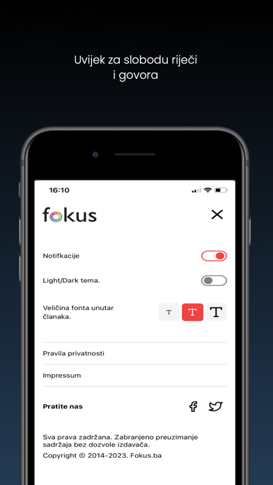 Fokus.ba Screenshot