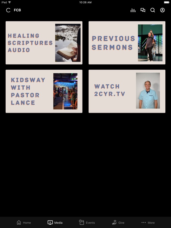 Family Church Bryant iPad screenshot 2 - Education app