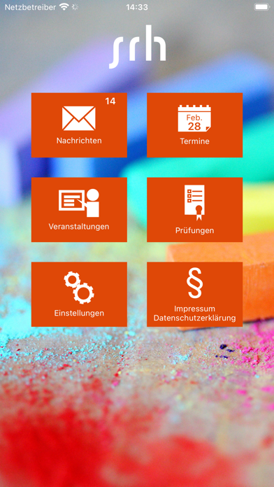 SRH Hochschule NRW Screenshot