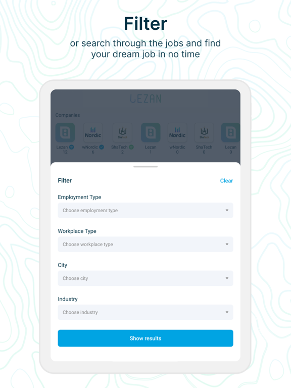 Lezan iPad screenshot 3 - Business app