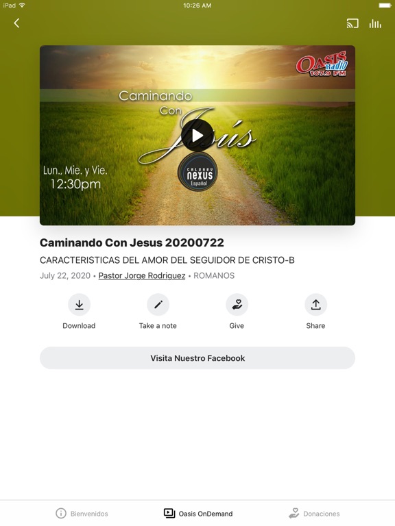 Oasis Media iPad screenshot 3 - Education app