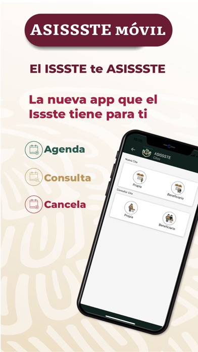 ASISSSTE Móvil Screenshot