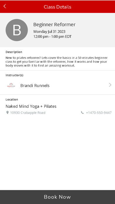 Naked Mind Yoga + Pilates Screenshot