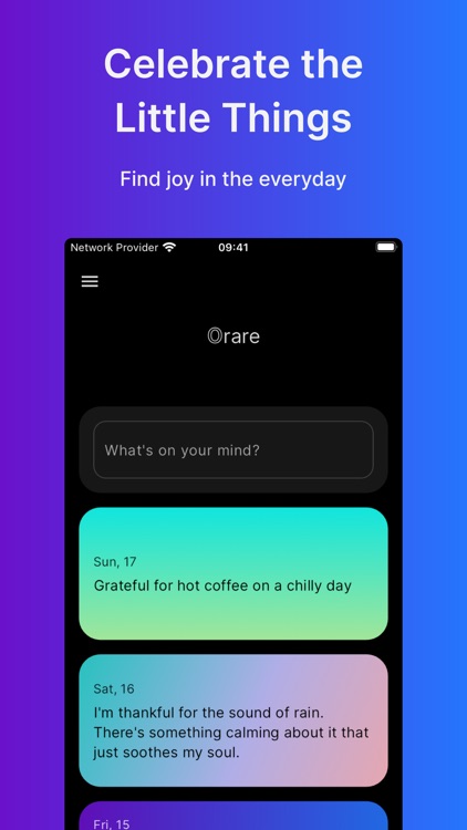 Orare - gratitude journaling screenshot-4