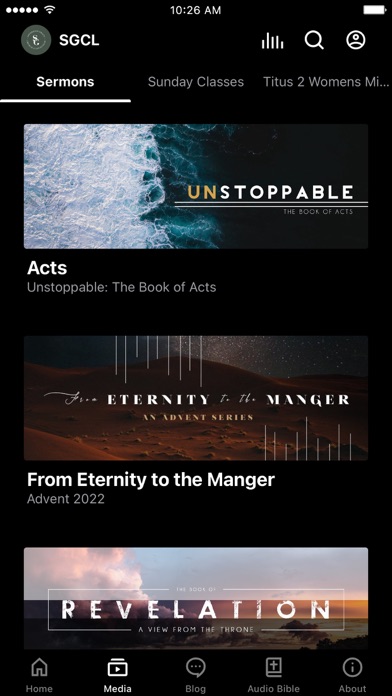 Sovereign Grace Louisville Screenshot
