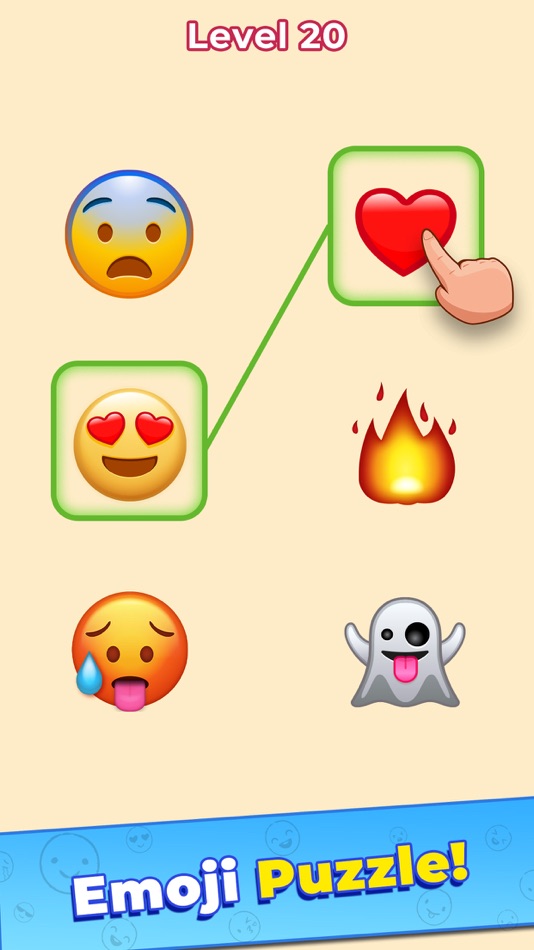 #1. Emoji Puzzle - Connect Game (iOS) By: Hiren Gabani