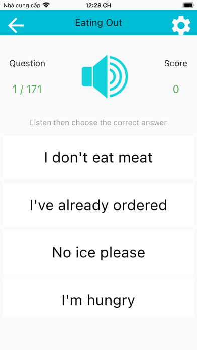 Speak Thai Vocabulary & Phrase Screenshot