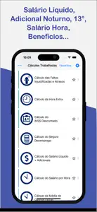 Cálculos Trabalhistas screenshot #3 for iPhone
