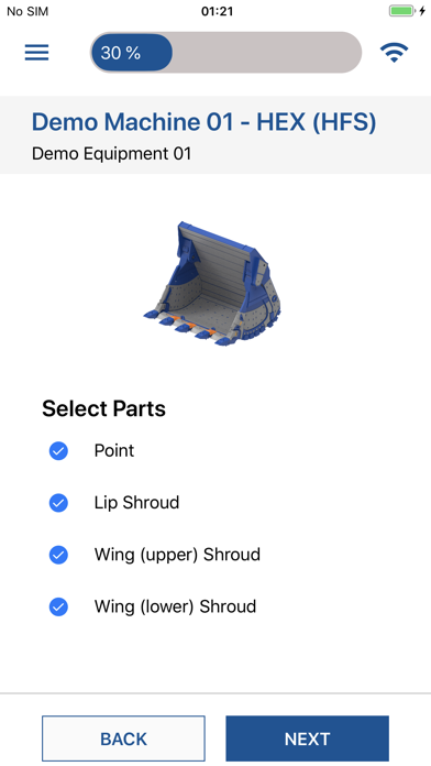 Bradken Inspect Screenshot